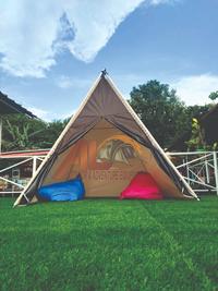 Gambar Tenda glamping luxury model indian piramid 2x2 + tiang - Tenda indian dari AL OUTDOOR undefined 3 Tokopedia