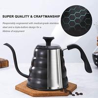 Gambar Teko Kopi Leher Angsa Barista Drip Kettle V60 Termometer Stainless - 1,2 Liter dari BAGINDA-STORE47 undefined 5 Tokopedia