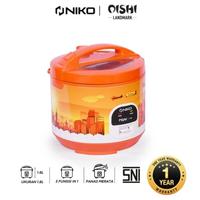 Gambar NIKO Oishi Glass Rice Cooker 3 in 1 1.8 Liter OL18 - Panci Anti Lengket & Kaca Elegan - 350 Watt - Serbaguna untuk Nasi & Makanan Lainnya dari VIXION HOME SOLUTION undefined 3 Tokopedia