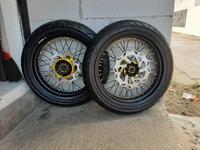 Gambar Roda Set Supermoto Yamaha WR 155 Ban Sumo WR 155 Wheelset WR 155 dari Tamar Wheelset undefined 4 Tokopedia