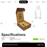 Gambar KARDUS BOX PARFUM + PARTISI 10 x 12 x 4.5 CM PRINTING | Perfume Box - WHITE KRAFT dari SUPPLY BOX PACKAGING undefined 1 Tokopedia