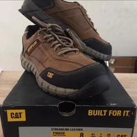 Gambar Sepatu Caterpillar Streamline Leather Composite Toe Brown CAT Shoes dari safetyproject undefined 2 Tokopedia