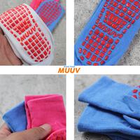 Gambar Kaos Kaki Sekolah Panjang Anak Gel Karet Anti Slip Katun MUUV Socks - Pjg - Pink Muda, M (29-34) dari MUUV undefined 4 Tokopedia