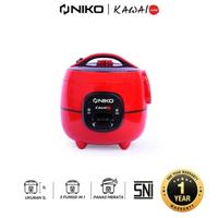 Gambar NIKO Kawai Mini Rice Cooker 3 in 1 1 Liter - MK10 - Merah dari VIXION HOME SOLUTION undefined 2 Tokopedia
