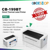 Gambar Printer Codeshop CB-199BT Cetak Label Resi Thermal 100x150 mm A6 dari Barcode Store Solutions undefined 3 Tokopedia