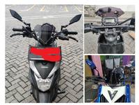 Gambar Visor yamaha xride x ride X RIDE Aksesoris Variasi Windshield Tebal dari OtomoHOme undefined 3 Tokopedia