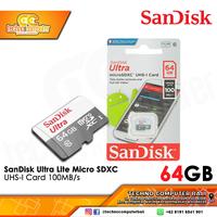 Gambar MEMORY CARD SANDISK ULTRA MICRO SDXC 64GB 100MB/s (SDSQUNR-064G-GN3MN) dari Techno Computer Bali undefined 1 Tokopedia