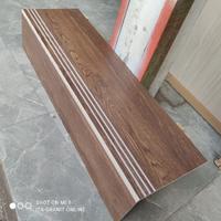 Gambar Granit keramik Tangga motif kayu Coklat 30x80 / 30x120 bullnose list dari CENTRAL GRANIT_NEW undefined 2 Tokopedia