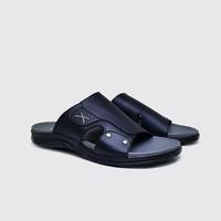 Gambar Sandal Pria model Bata Selop Kulit Coklat Sendal empuk casual gaya - Hitam A-04, 39 dari Zagib Store undefined 5 Tokopedia