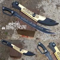 Gambar KATANA ZULFIKAR BLACK dari pedang totsuka undefined 1 Tokopedia