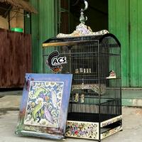 Gambar Sangkar Kotak Ukir Cukit Arwana, Sangkar Burung - 45 x 50 cm dari Adam Custom Project undefined 2 Tokopedia