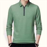 Gambar ADELO Kaos Polos Pria Kaos Lengan Panjang Baju Kaos Pria Casual Shirt - Coksu, XL/XXL dari Okechuku undefined 3 Tokopedia