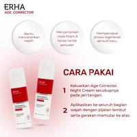 Gambar ERHA AGE CORRECTOR NIGHT CREAM KRIM MALAM KERUTAN CERAH NIACINAMIDE dari Toko Obat Palembang Bandung undefined 4 Tokopedia