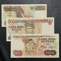 Gambar Uang Mahar & Koleksi 3 Generasi Uang Kertas 5000 Rupiah (Bekas) dari Rezer Indonesia undefined 1 Tokopedia