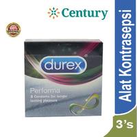 Gambar KONDOM DUREX PERFORMA 3`S dari Apotik Century undefined 1 Tokopedia