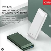 Gambar Powerbank VIVAN VPB-M10 10.000mAh Dual Input & Dual Output PD+QC3.0 - Putih dari TOKUSELON undefined 5 Tokopedia