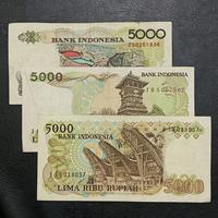 Gambar Uang Mahar & Koleksi 3 Generasi Uang Kertas 5000 Rupiah (Bekas) dari Rezer Indonesia undefined 2 Tokopedia