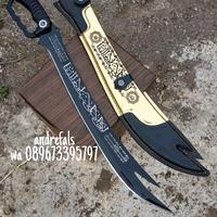 Gambar KATANA ZULFIKAR BLACK dari pedang totsuka undefined 2 Tokopedia
