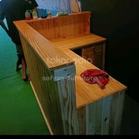 Gambar meja barista / meja kasir / Maja bar cafe / meja bar jati Belanda dari sofyan-furniture undefined 2 Tokopedia