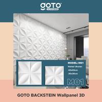 Gambar Goto Backstein Wallpanel Sticker Wallpaper Stiker Dekorasi Dinding 3D - M01, 50 x 50 CM dari Goto.Indonesia undefined 5 Tokopedia