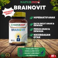 Gambar Vitamin Nutrisi Otak Anak Obat Herbal Penambah Daya Ingat Kecerdasan - BRAINOVIT dari Herbalist Naturindo undefined 1 Tokopedia