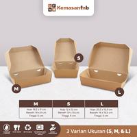 Gambar Paper Lunch Box [Forming] polos kraft 295gr laminasi 1PE ukuran L dari Kemasanfnb undefined 5 Tokopedia