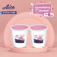 Gambar AICE Strawberry Bucket Ice Cream 8L (1 karton = 2 Pcs )Es Krim Ember dari AICE ICE CREAM undefined 1 Tokopedia