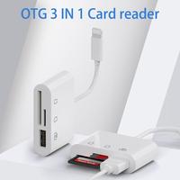 Gambar Lightning to OTG USB SD TF Card Reader 4 in 1 camera Adapter - 5 in 1 dari Tamba online medan undefined 2 Tokopedia