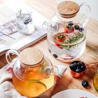 Gambar Teko Kaca Teh Kopi Tahan Panas Api Pitcher Teapot Kettle Transparant - 1.6 LITER dari RUMAH PERKAKAS 47 undefined 3 Tokopedia