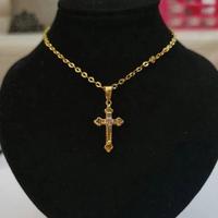 Gambar Koleksi kalung liontin model salib emas asli dari Joseanshopjkt undefined 1 Tokopedia