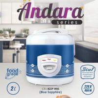 Gambar COSMOS : CRJ8229 MAGIC COM / RICE COOKER 3IN1 2 LT CRJ 8229 BBS / WSS - HITAM 8229BSS dari HOKKI HOUSEWARE undefined 2 Tokopedia