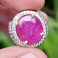 Gambar Batu Pinkish Red Ruby Burma Myanmar Sertifikat 7.85 crt dari AZHAR GEMSTORE undefined 4 Tokopedia