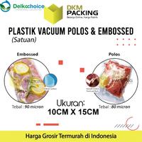 Gambar Plastik Vacuum Bag Makanan 10x15cm POLOS EMBOSS Vakum DELKOCHOICE - POLOS dari dkm packing undefined 1 Tokopedia