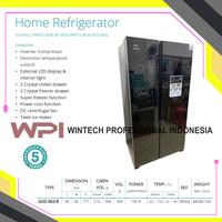 Gambar Gea G2D-563.R Black Kulkas Rumahan Side By Side Tanpa Bunga Es dari wintech professional indonesia undefined 1 Tokopedia