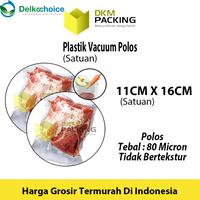 Gambar Plastik Vacuum Bag 11x16cm Vakum POLOS DELKOCHOICE Sealer Makanan dari dkm packing undefined 1 Tokopedia
