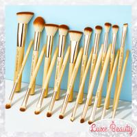 Gambar Jessup 20 pcs Bamboo Gold Makeup Brush Set dari Luxe Beauty Bandung undefined 1 Tokopedia
