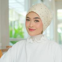 Gambar Turban instan krem/ hijab instan premium dari Kalsiba Batik Shop undefined 2 Tokopedia