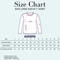 Gambar Kaos Anak Lengan Panjang ± 10 11 12 13 th| Combed 30S (unisex) Part 3 dari nairshop86 undefined 3 Tokopedia