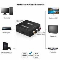 Gambar Adaptor Konverter HDMI to RCA AV 1080p - HDV-M710 full HD 1080p dari RRS STORE undefined 3 Tokopedia