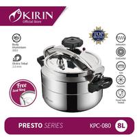 Gambar Panci Presto | Pressure Cooking Kirin KPC - 080 dari Rumah Pompa undefined 2 Tokopedia