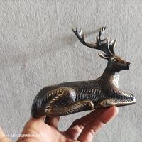 Gambar patung rusa kijang jantan logam - gold dari Bhaktilata Store undefined 2 Tokopedia