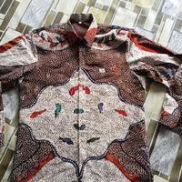 Gambar batik pria /kemeja batik premium tulis madura 6389 dari Ervabatik undefined 3 Tokopedia
