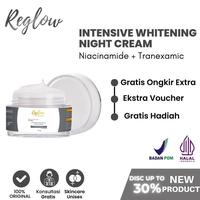Gambar Reglow Skincare Original - Night Cream Pemutih Wajah - Mosturizer dari Reglow Store.id undefined 4 Tokopedia
