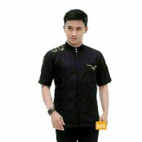 Gambar Baju Koko Pria Lengan pendek Busana Muslim Pria Terbaru Baju Muslim - M dari irfedstore undefined 2 Tokopedia