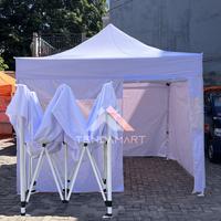 Gambar tenda lipat hexa 3mx3m full dinding polos - Cokelat dari Tendamart undefined 1 Tokopedia