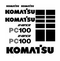 Gambar Stiker Excavator Komatsu PC 100-6 Stiker Alat Berat dari Sticker Alat Berat Pekanbaru undefined 1 Tokopedia