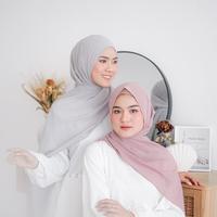 Gambar Jilbab Pashmina Ceruty Babydoll - Salem|Kerudung Pasmina Polos Harian - Mustard dari Hijabaria undefined 2 Tokopedia