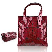 Gambar BAO BAO ISSEY MIYAKE WITH SMALL POUCH PLAYNOMORE -TAS BAO BAO TOTE BAG - maroon dari BLours undefined 4 Tokopedia