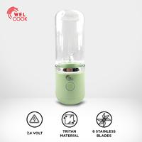 Gambar Welcook GN-A04 Premium Portable Blender Electronic - 380 ML - Hijau dari Welcook Cookware undefined 1 Tokopedia