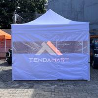 Gambar tenda lipat hexa 3mx3m full dinding polos - Cokelat dari Tendamart undefined 2 Tokopedia